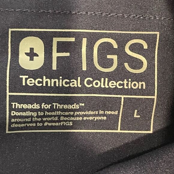 FIGS Navy Blue Men’s Axim Cargo Straight Leg Scrub Pants Size L - Picture 3 of 6